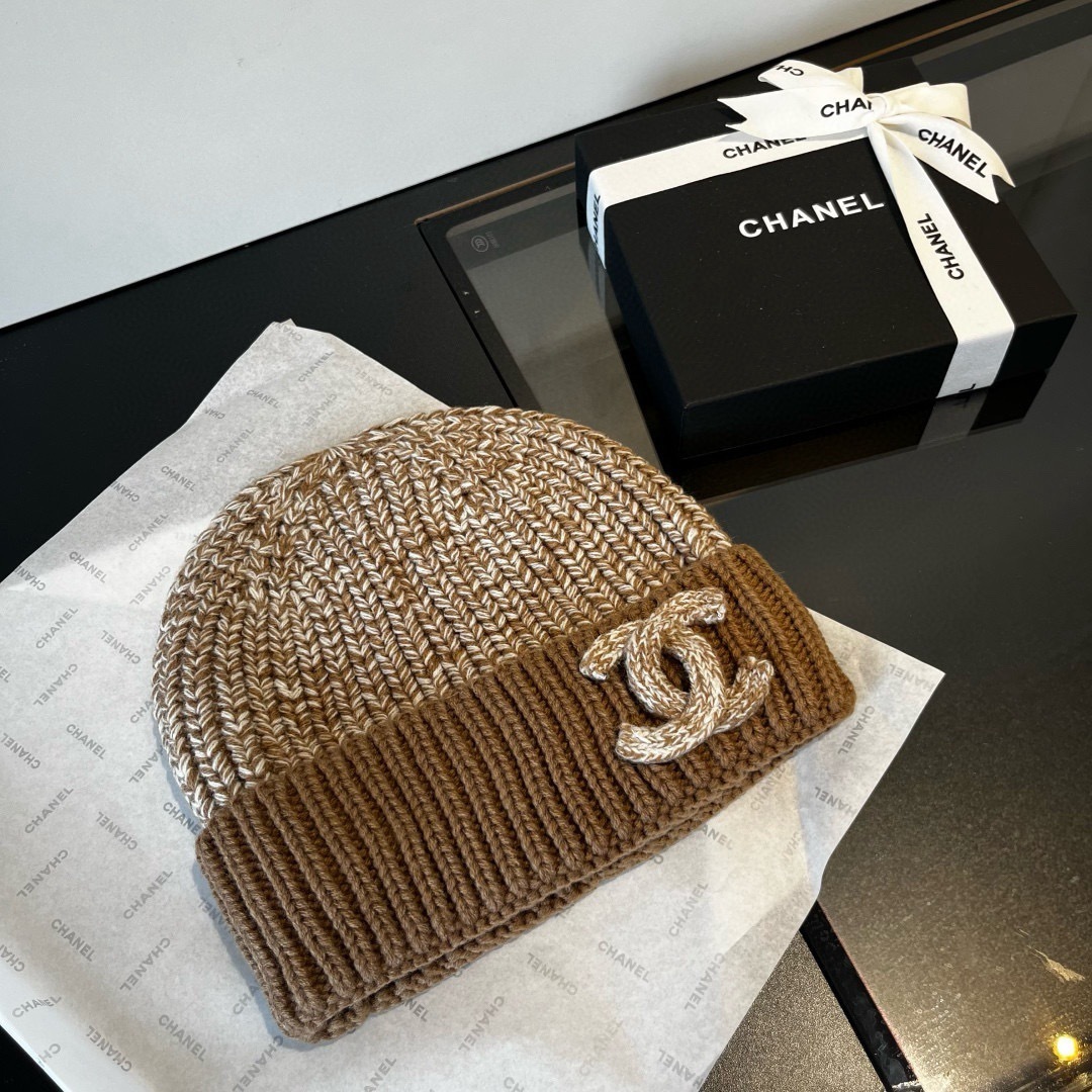 💕Chanel香奈儿针织毛线帽