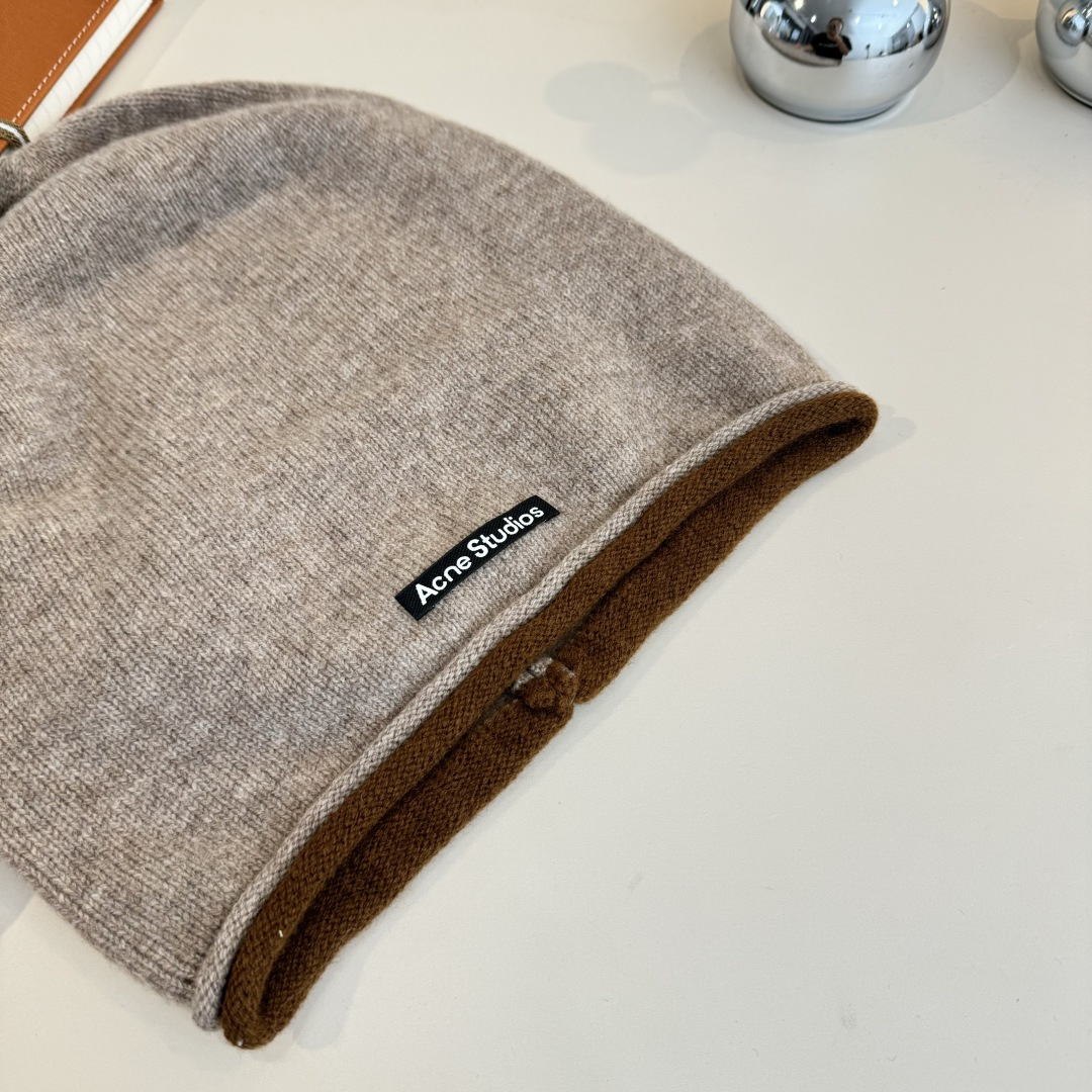 💕Acne Studios 新款羊毛帽，中性款毛线帽，百分百羊毛面料%🦙
