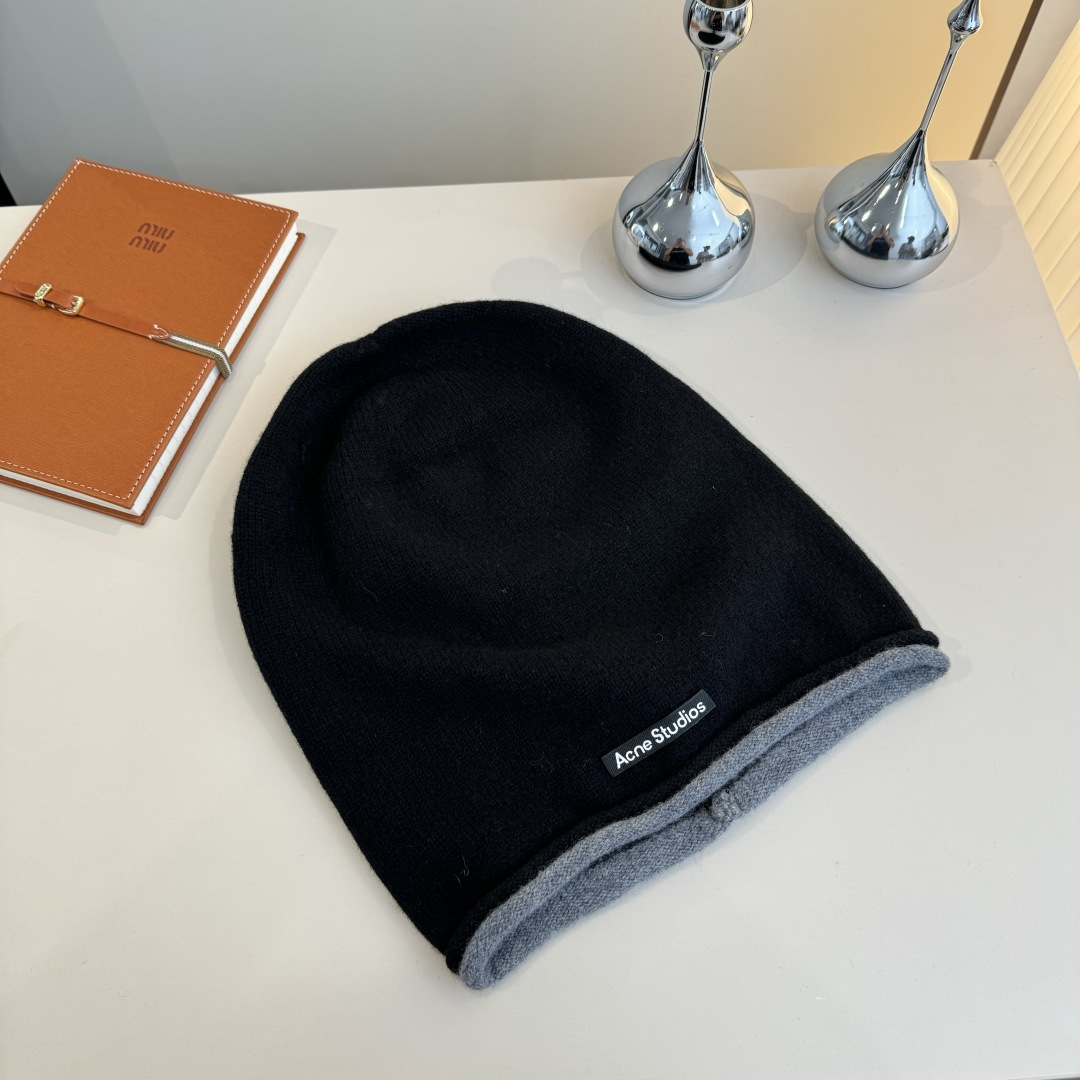 💕Acne Studios 新款羊毛帽，中性款毛线帽，百分百羊毛面料%🦙