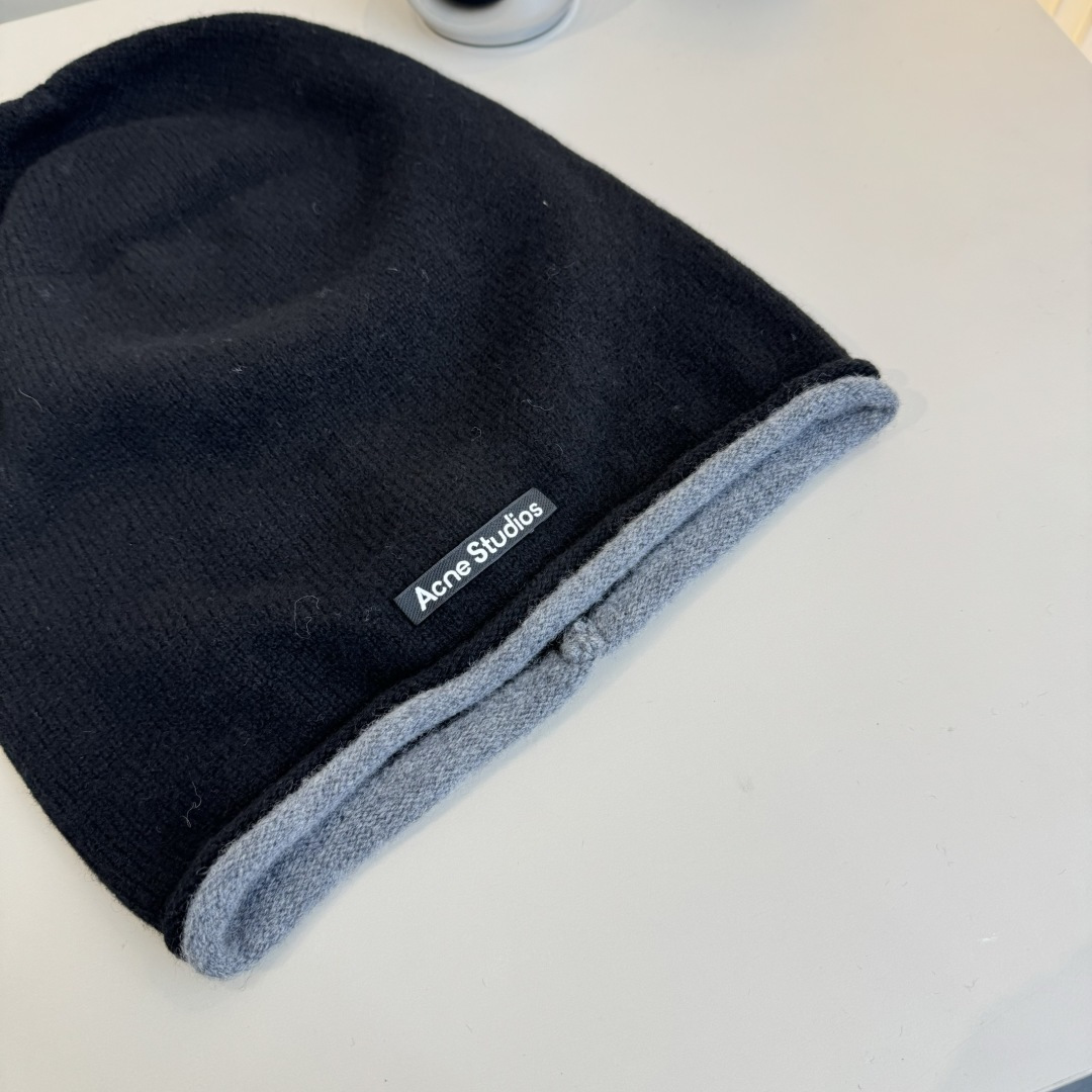 💕Acne Studios 新款羊毛帽，中性款毛线帽，百分百羊毛面料%🦙