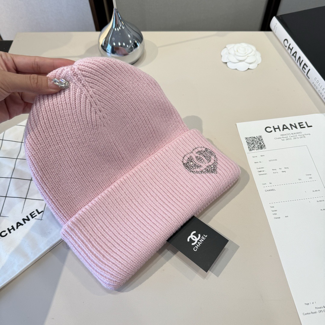 💕Chanel香奈儿针织毛线帽