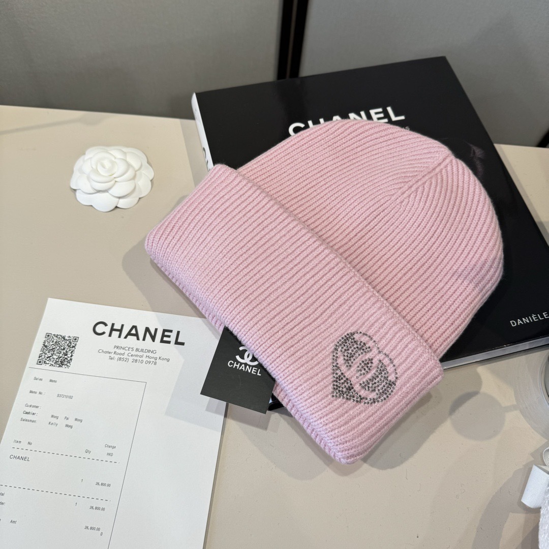 💕Chanel香奈儿针织毛线帽