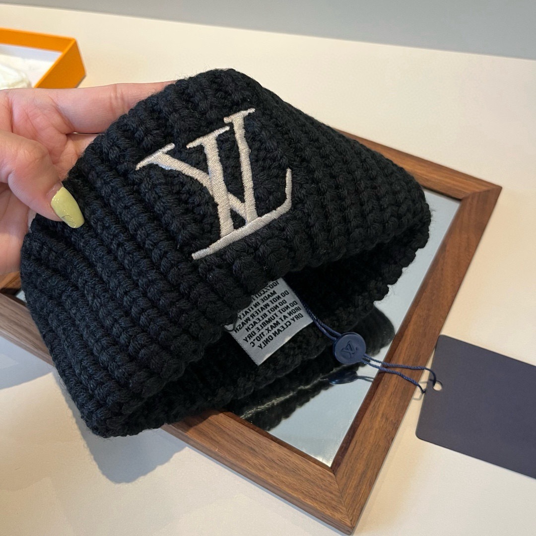 💕Lv路易威登专柜货，针织毛线帽，男女同款 正品开模