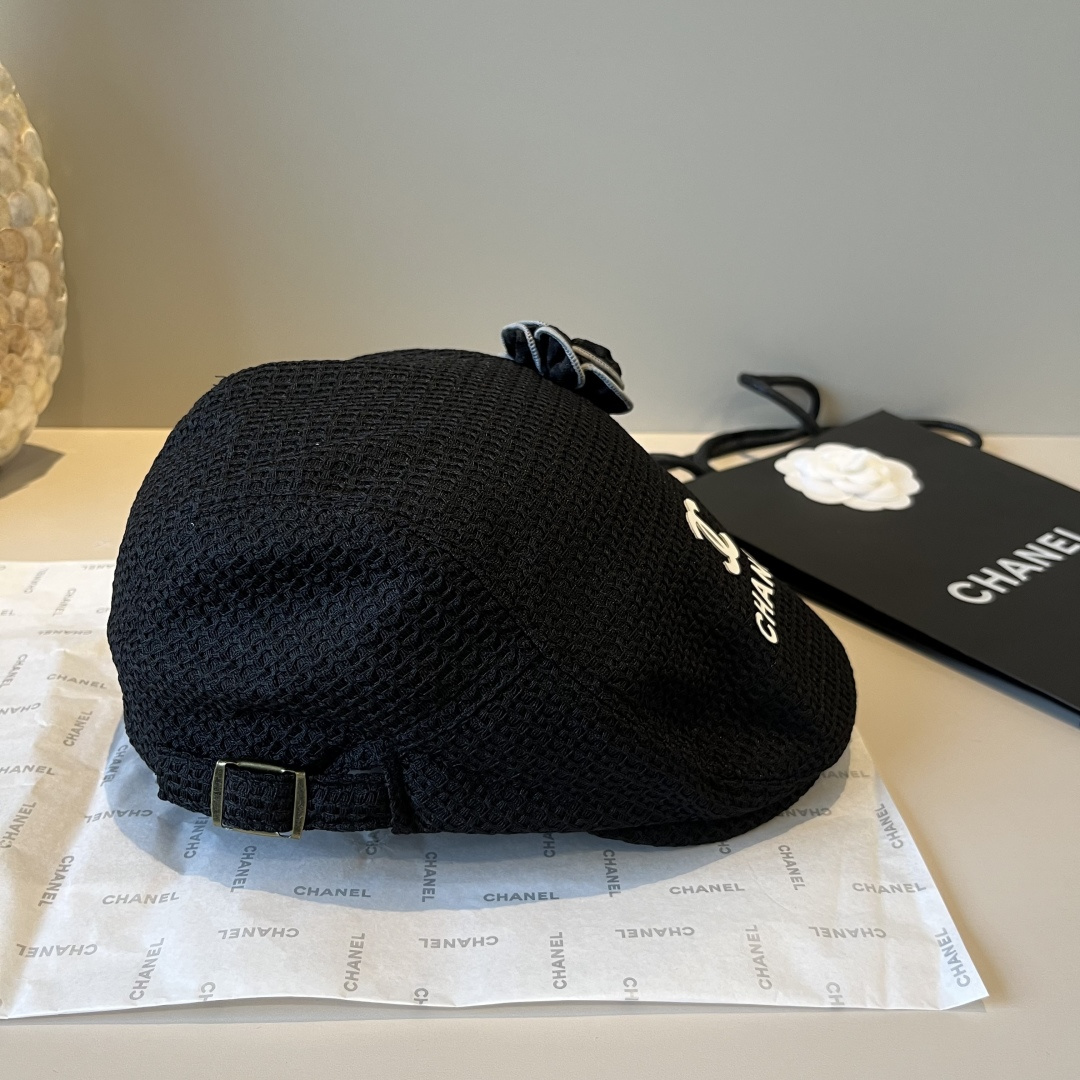 💕Chanel香奈儿鸭舌前进帽，头围58cm