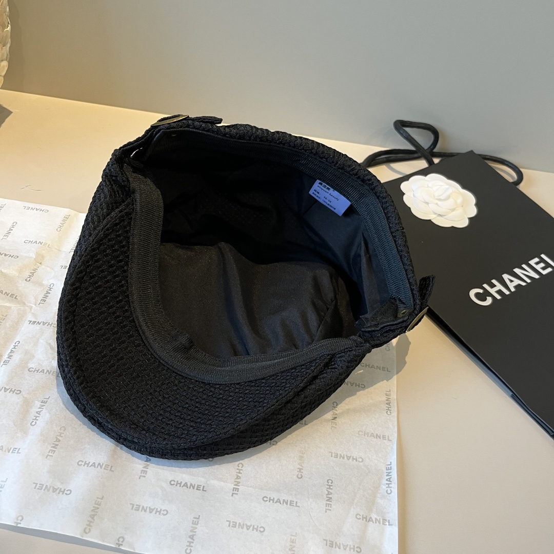💕Chanel香奈儿鸭舌前进帽，头围58cm