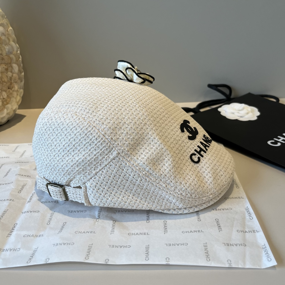 💕Chanel香奈儿鸭舌前进帽，头围58cm
