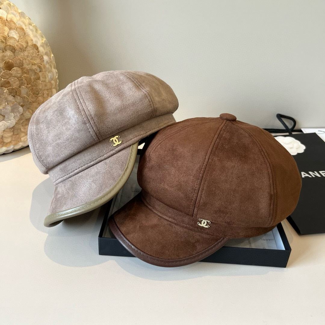 💕香奈儿新款鸭舌画家帽，头围57cm