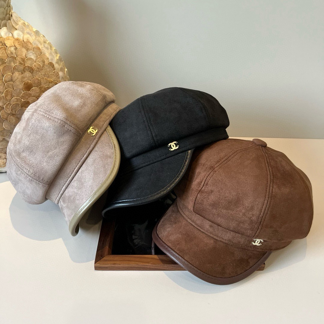 💕香奈儿新款鸭舌画家帽，头围57cm