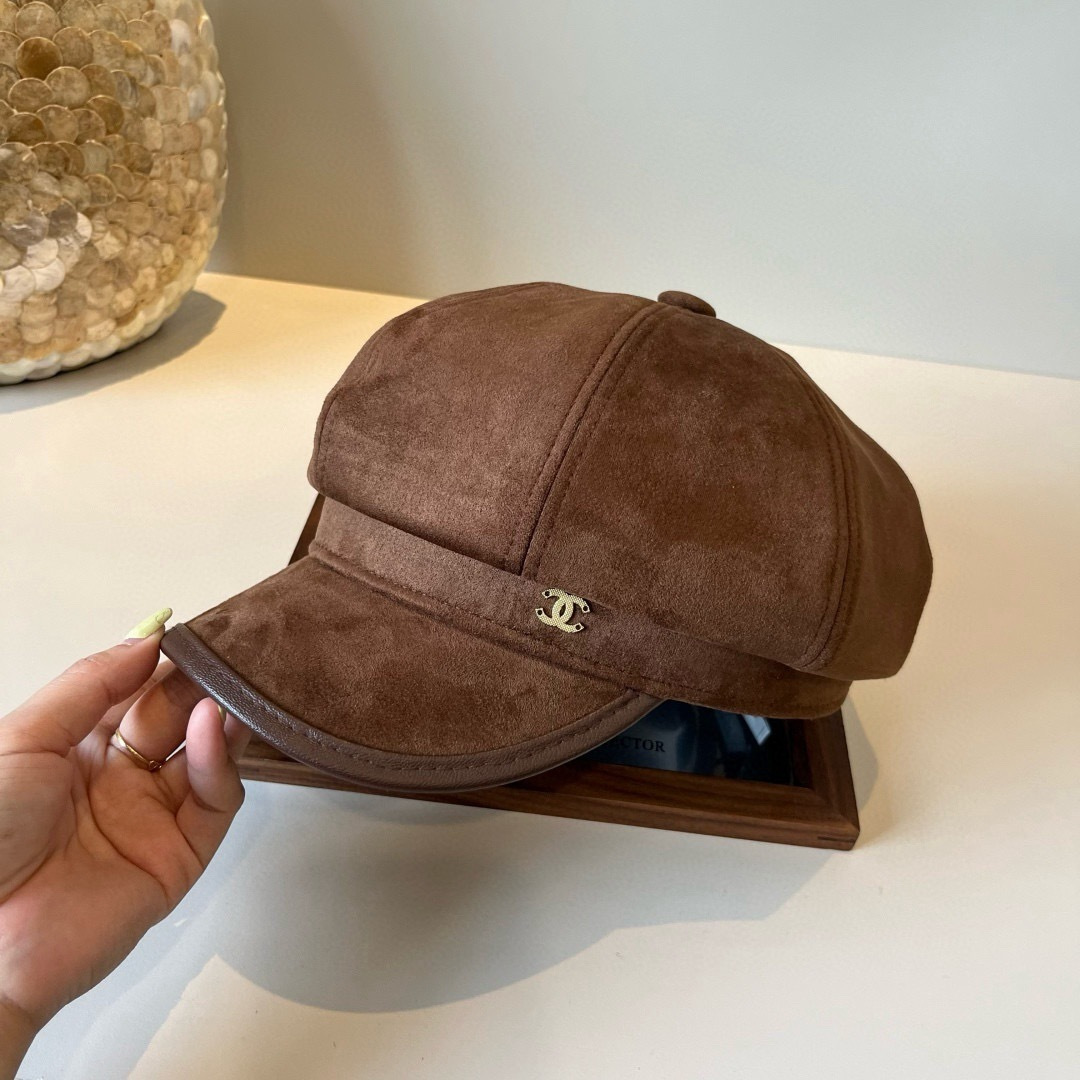 💕香奈儿新款鸭舌画家帽，头围57cm