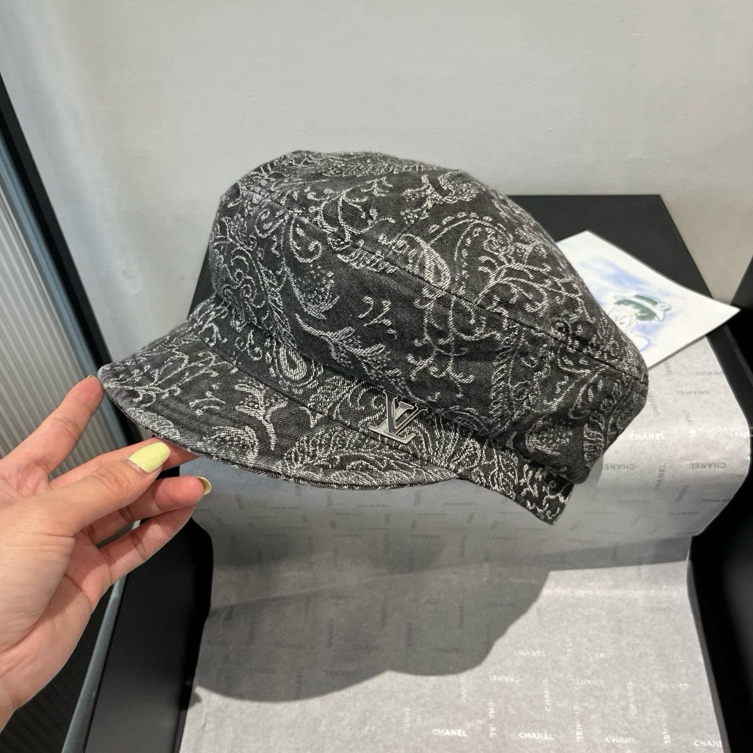 💕Lv新款鸭舌军帽，高级定制，头围57cm