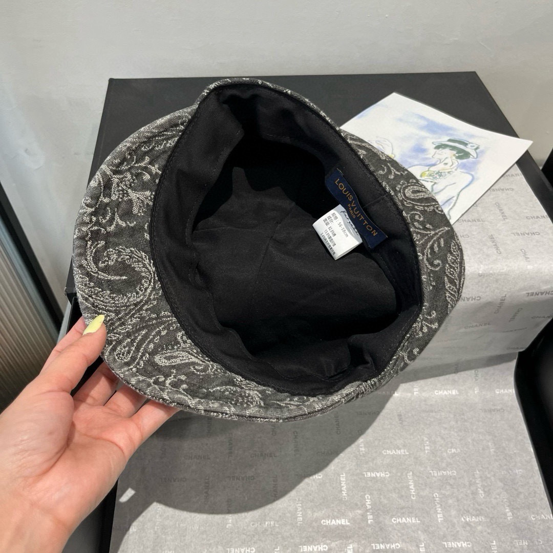 💕Lv新款鸭舌军帽，高级定制，头围57cm