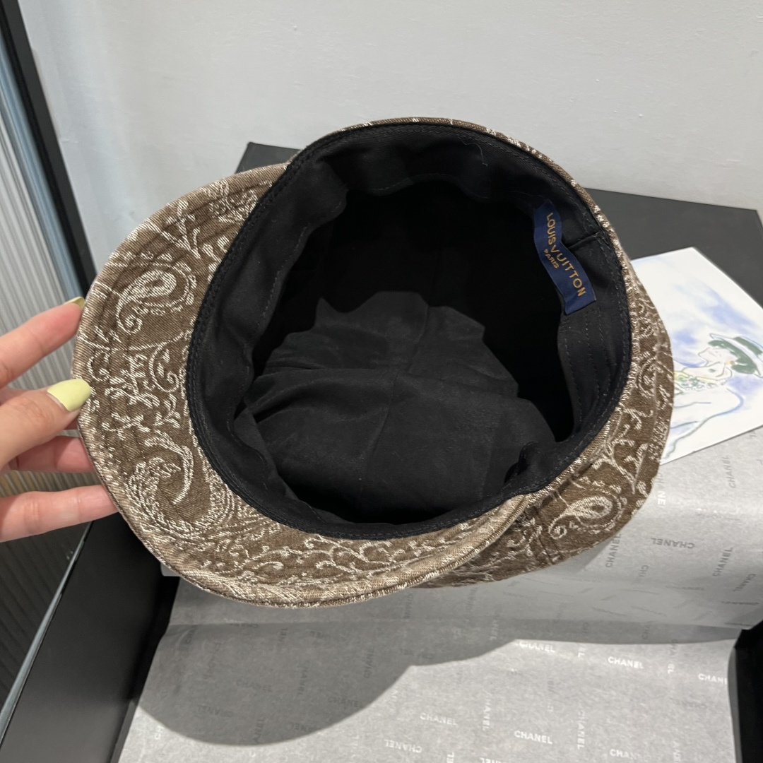 💕Lv新款鸭舌军帽，高级定制，头围57cm