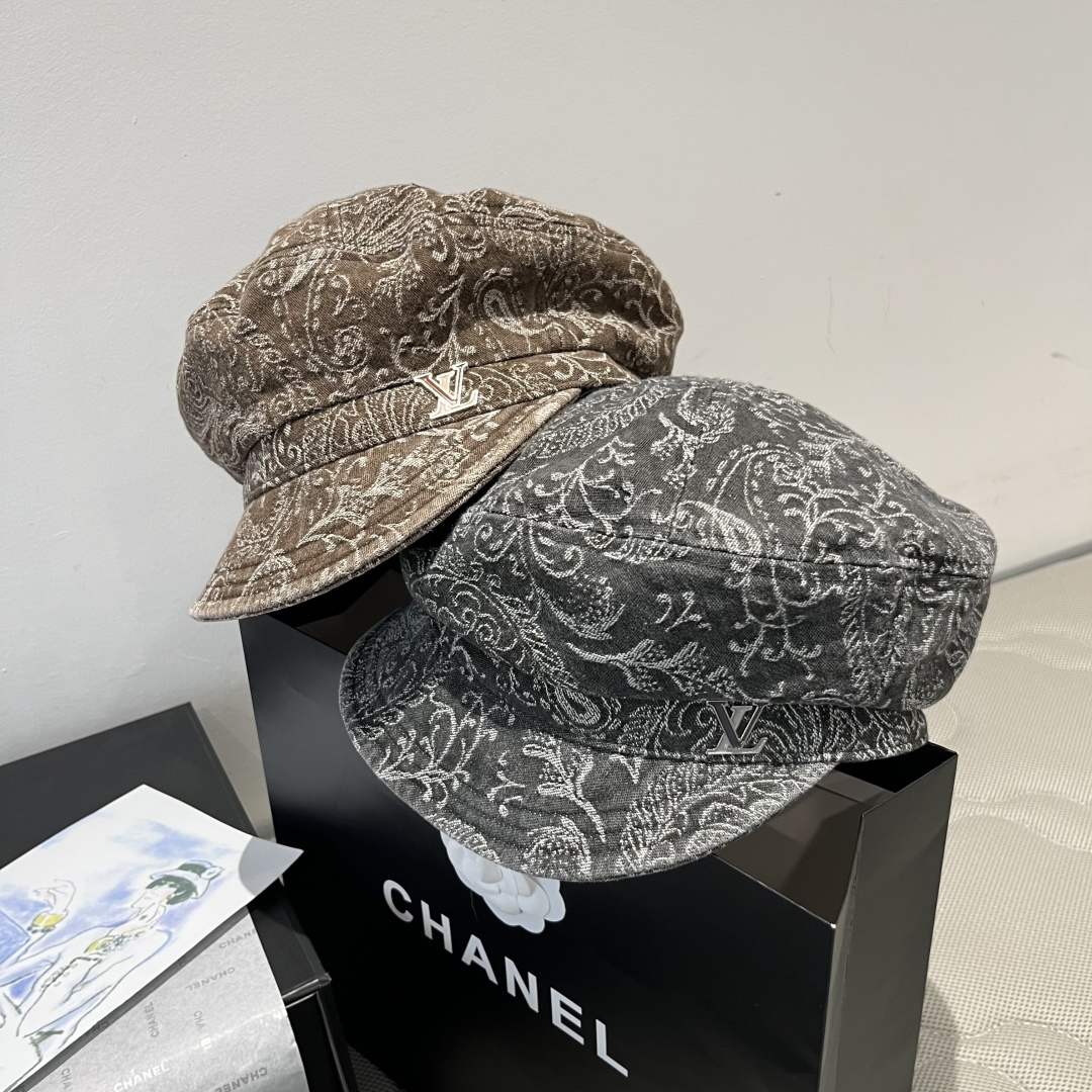 💕Lv新款鸭舌军帽，高级定制，头围57cm