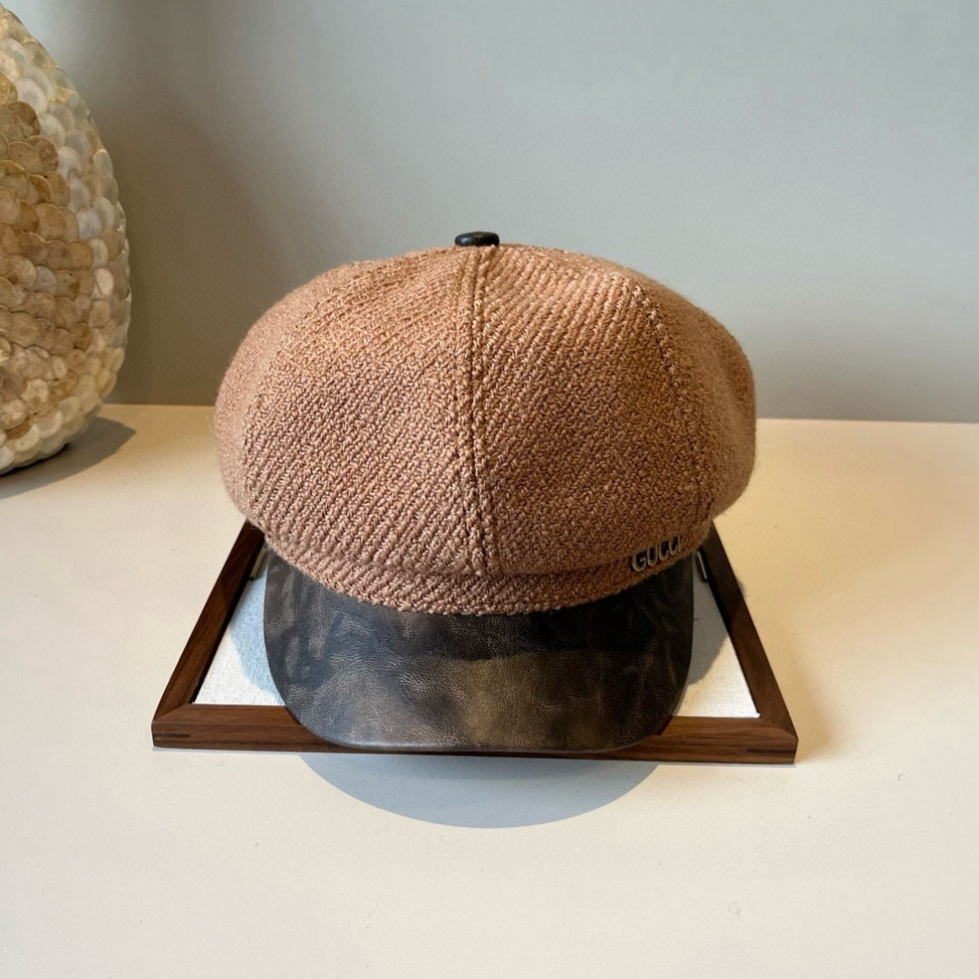 💕Gucci古奇新款鸭舌画家帽，头围57cm