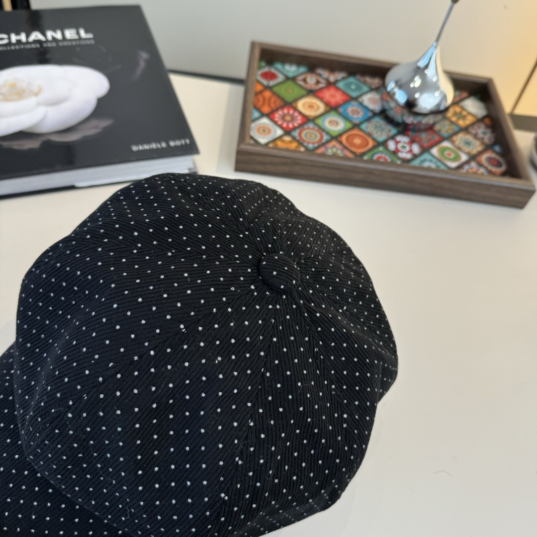 💕Chanel香奈儿新款鸭舌军帽，高级定制，头围57cm