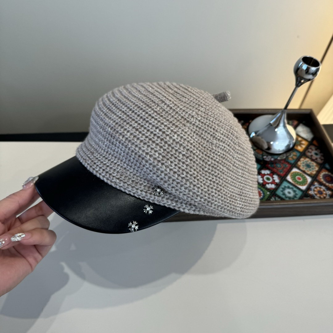 💕克罗心鸭舌骑士帽，定制款骑士帽，不规则 头围57cm