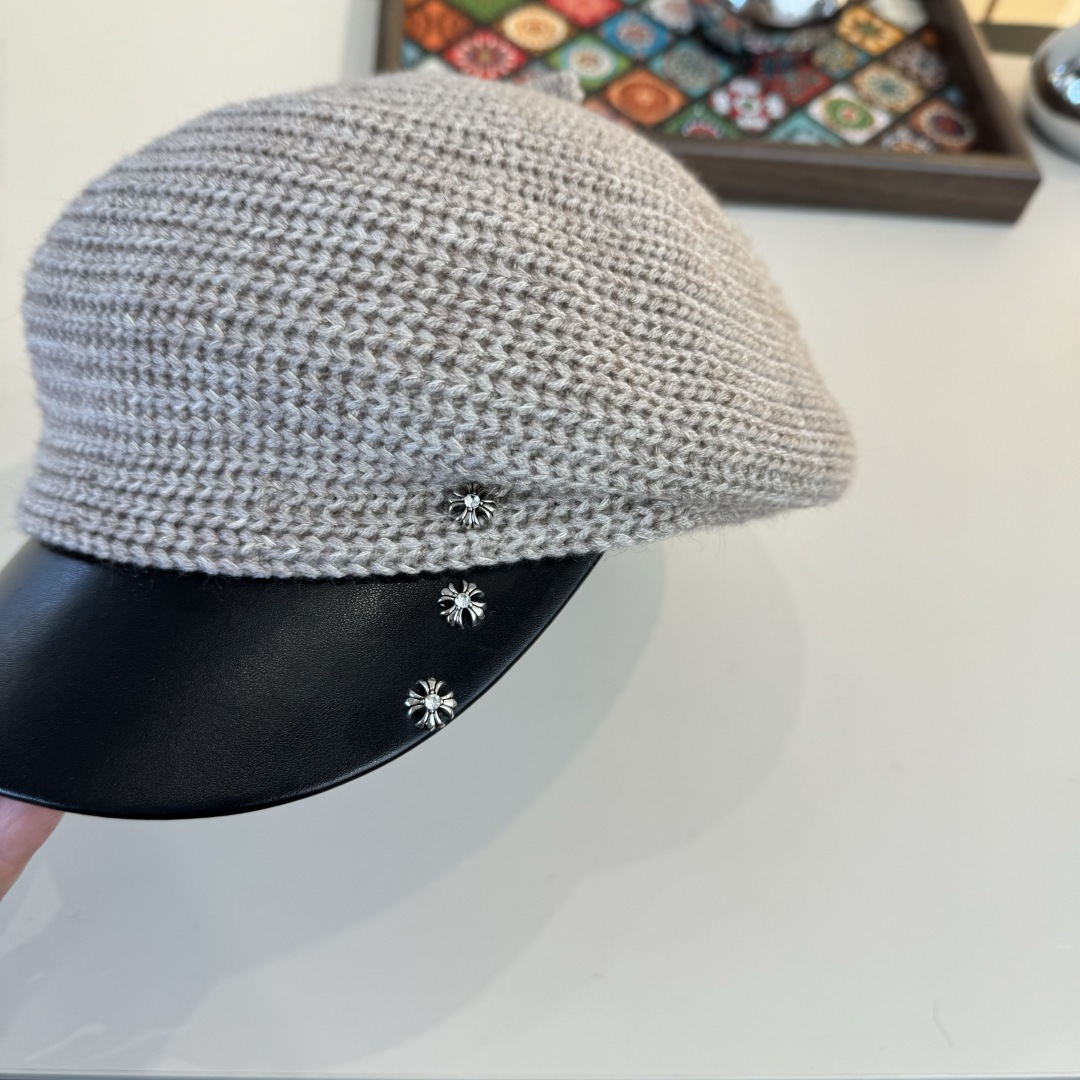 💕克罗心鸭舌骑士帽，定制款骑士帽，不规则 头围57cm