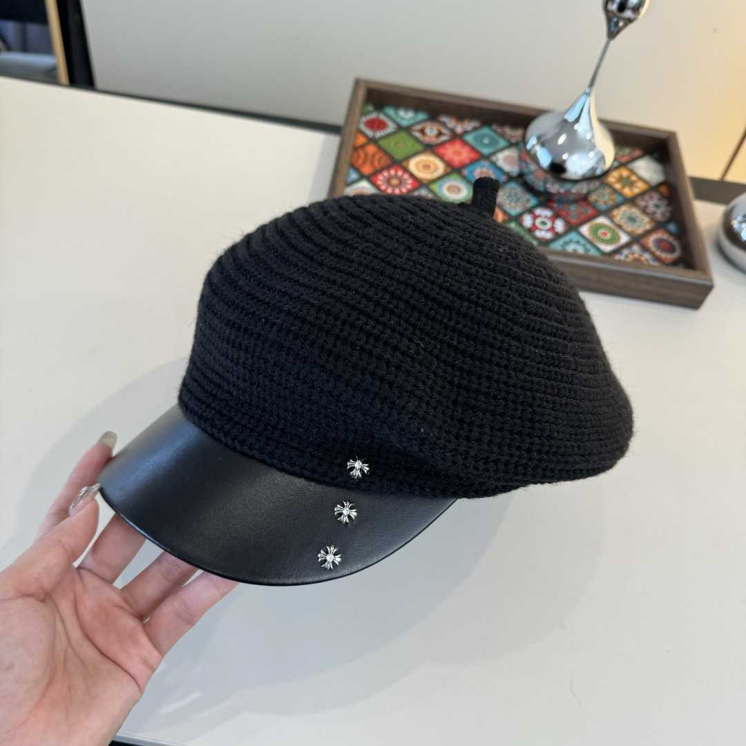 💕克罗心鸭舌骑士帽，定制款骑士帽，不规则 头围57cm