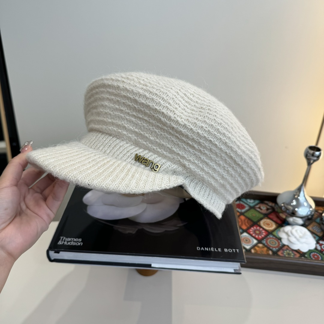 💕大王羊毛画家鸭舌帽，百分百羊毛🦙%面料，头围57cm