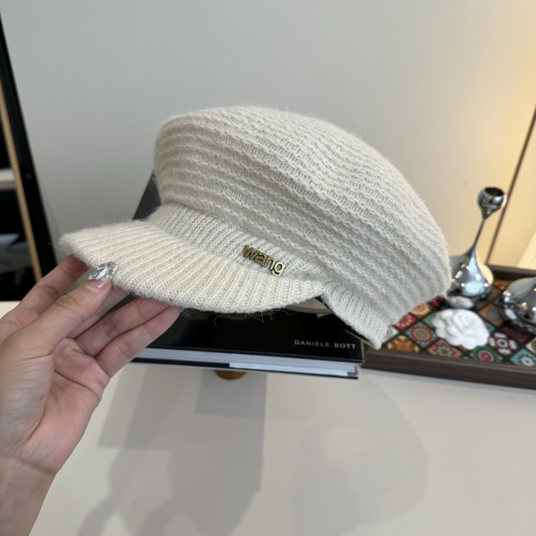 💕大王羊毛画家鸭舌帽，百分百羊毛🦙%面料，头围57cm