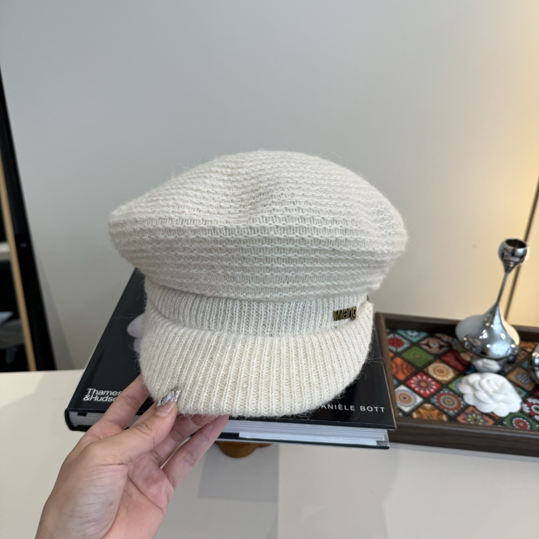 💕大王羊毛画家鸭舌帽，百分百羊毛🦙%面料，头围57cm