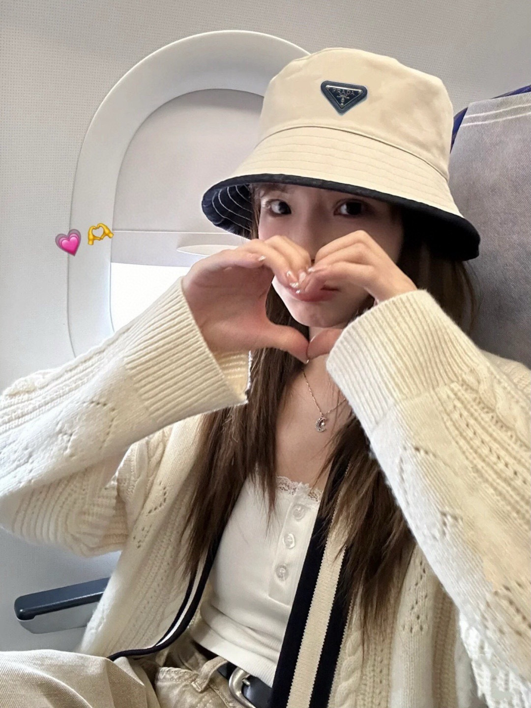 💕普拉达高端定制渔夫帽，头围57cm