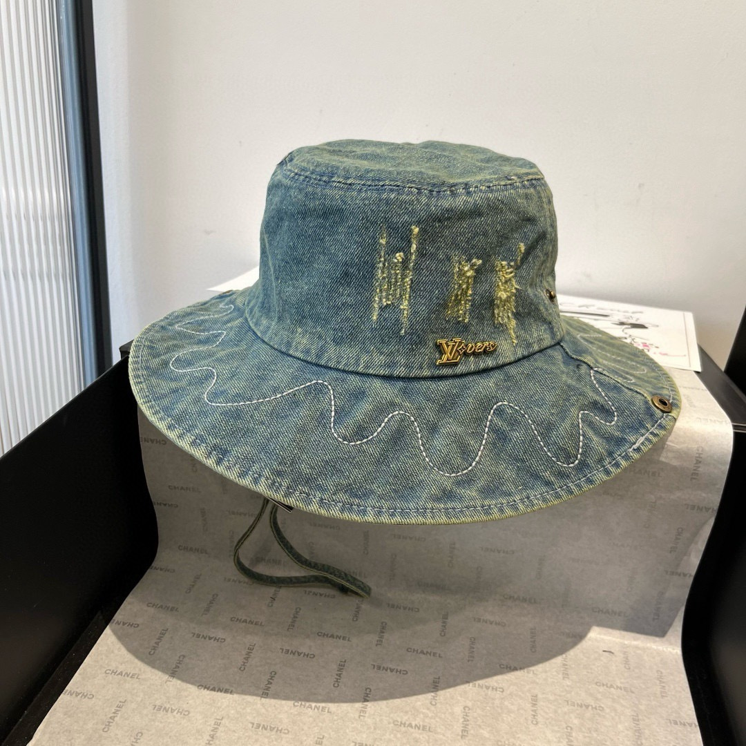 💕LV牛仔渔夫帽，头围57cm