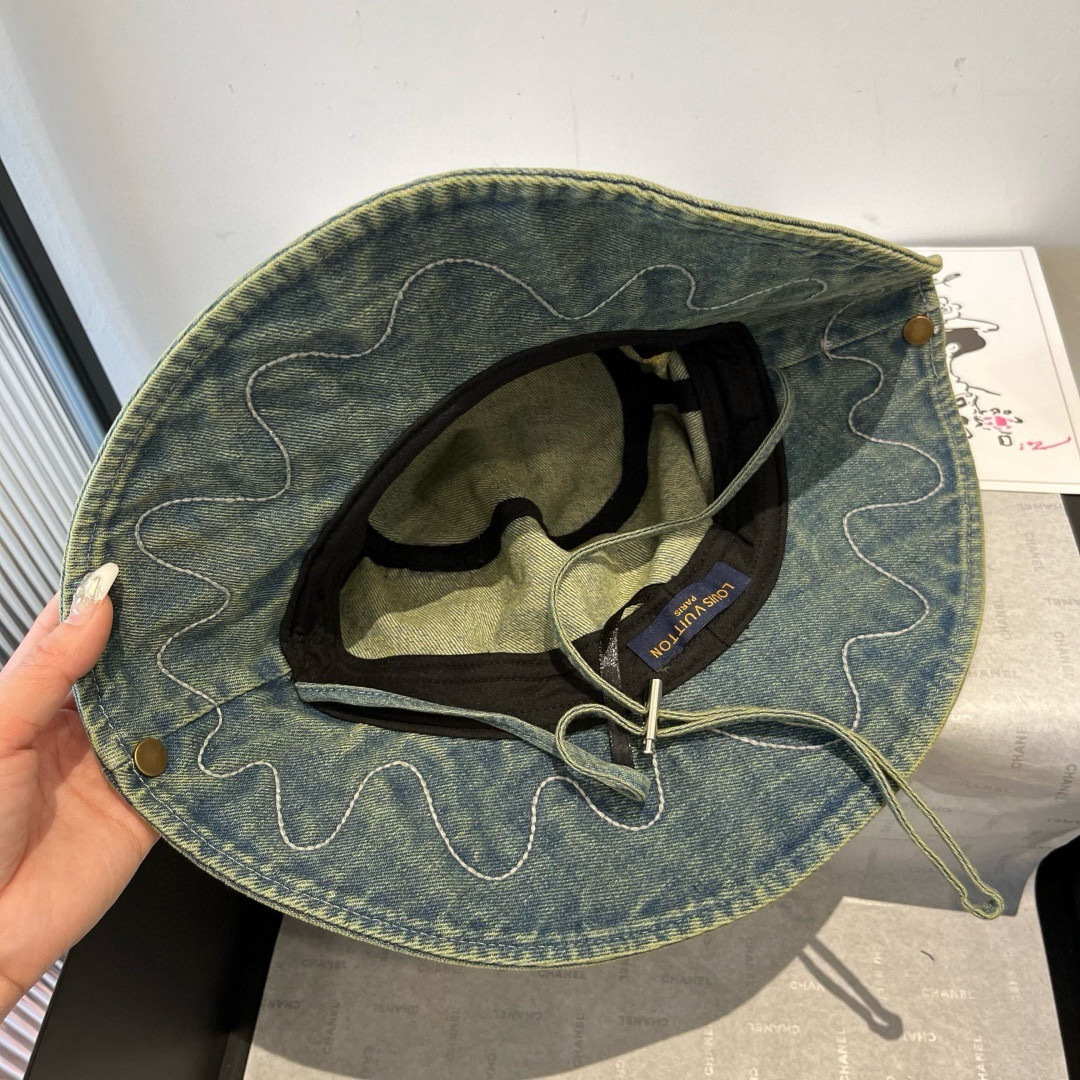 💕LV牛仔渔夫帽，头围57cm