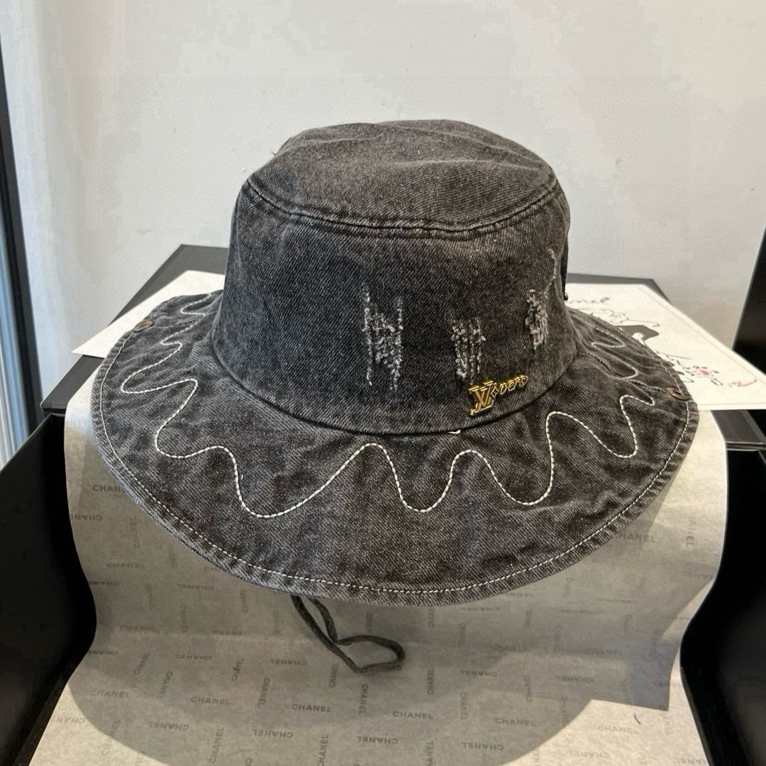 💕LV牛仔渔夫帽，头围57cm