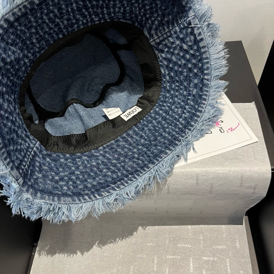 💕LOEWE罗意威新款牛仔渔夫帽，头围57cm
