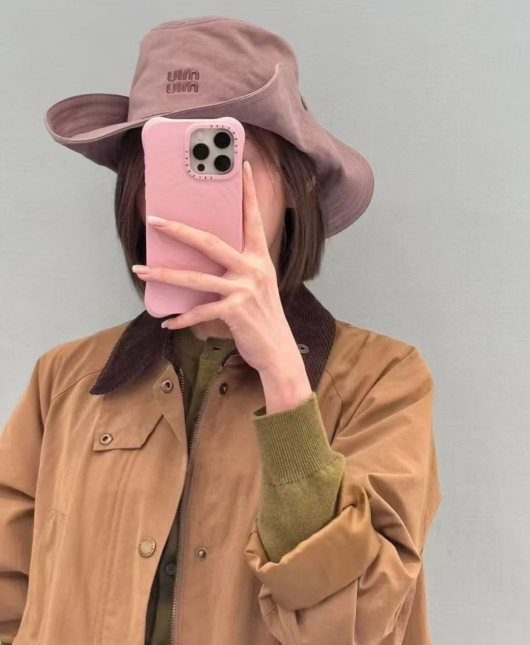 💕miumiu缪缪高端牛仔渔夫帽，原单品质，头围57cm
