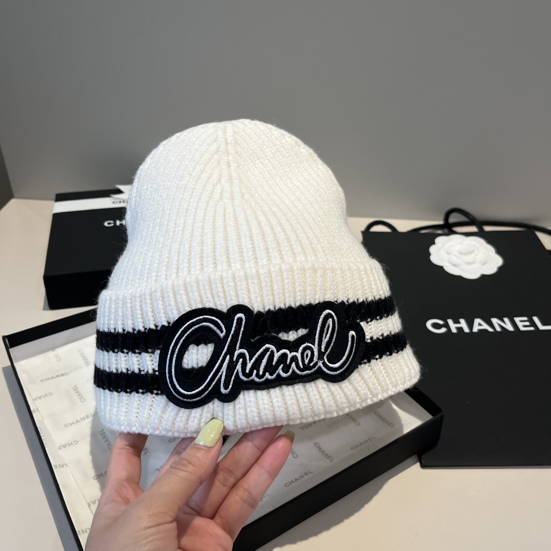💕Chanel香奈儿针织毛线帽