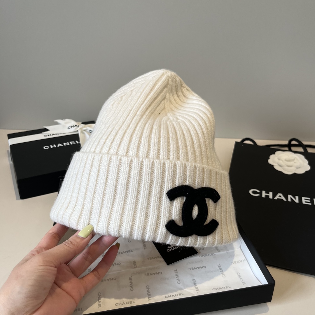 💕Chanel香奈儿针织毛线帽