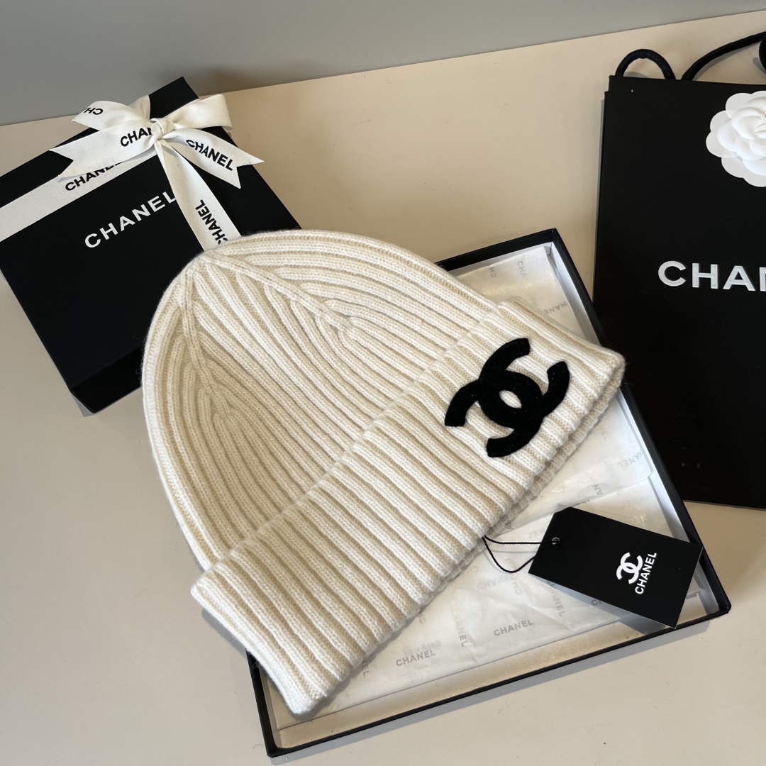 💕Chanel香奈儿针织毛线帽