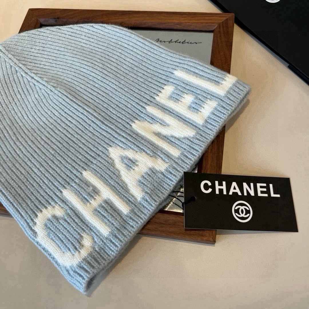 💕Chanel香奈儿针织毛线帽
