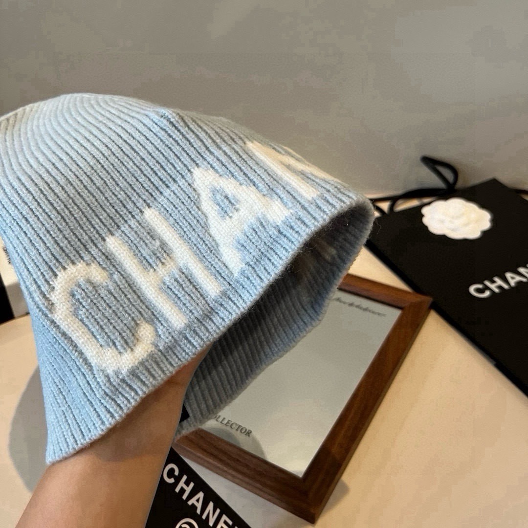 💕Chanel香奈儿针织毛线帽