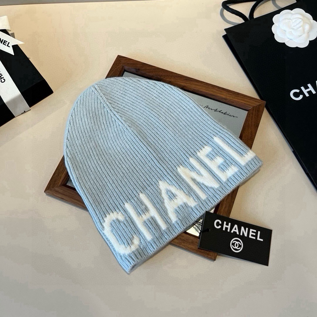 💕Chanel香奈儿针织毛线帽