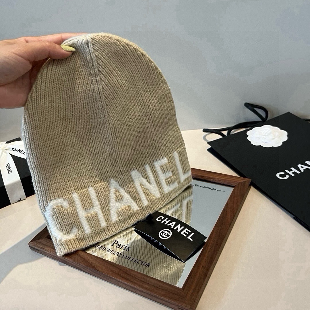 💕Chanel香奈儿针织毛线帽