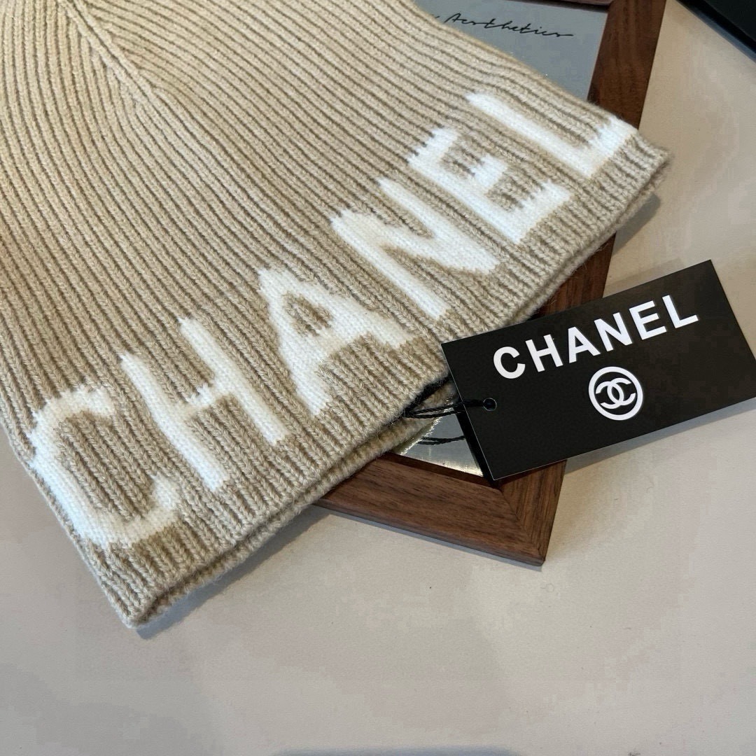 💕Chanel香奈儿针织毛线帽