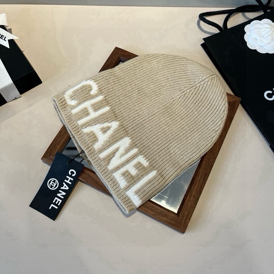 💕Chanel香奈儿针织毛线帽