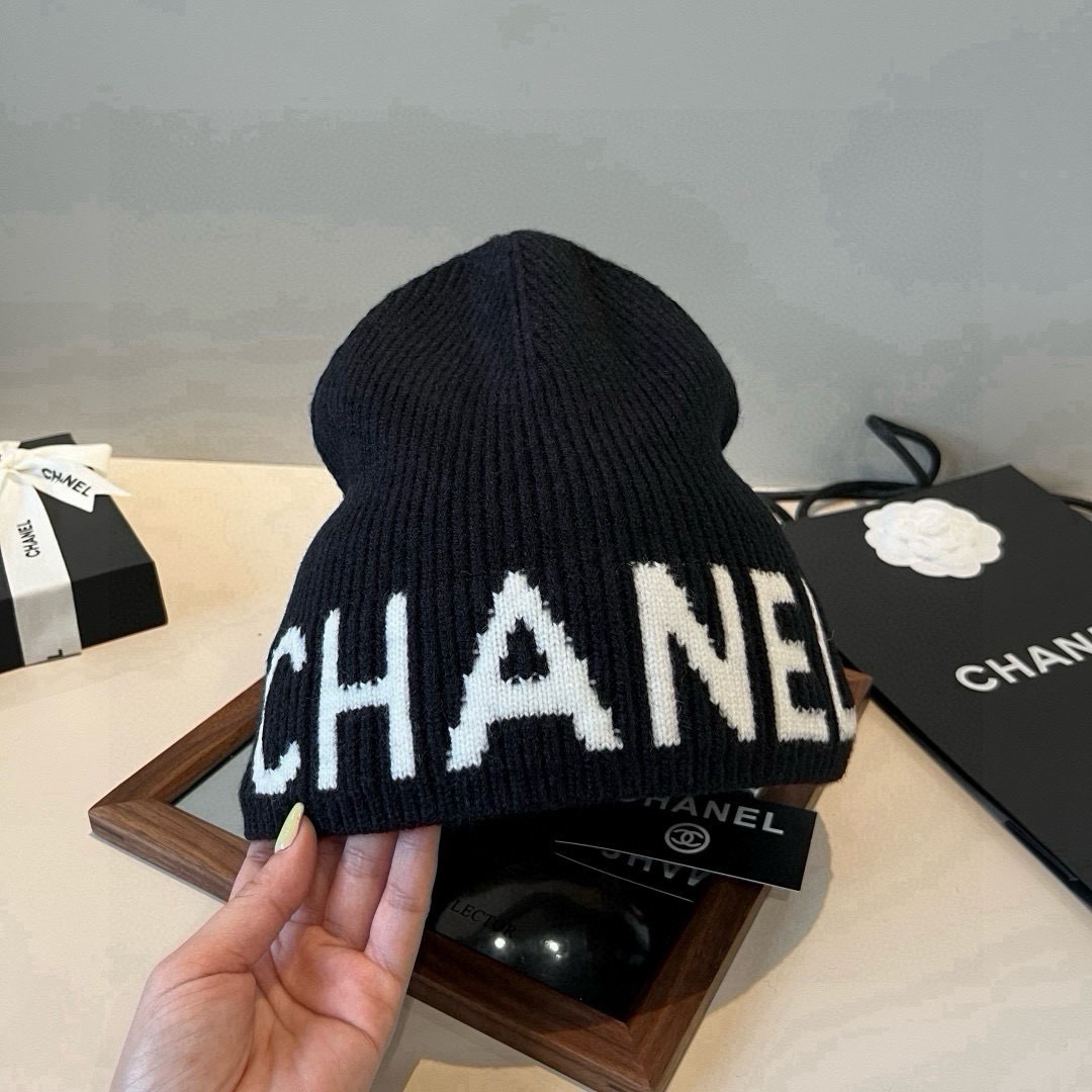 💕Chanel香奈儿针织毛线帽