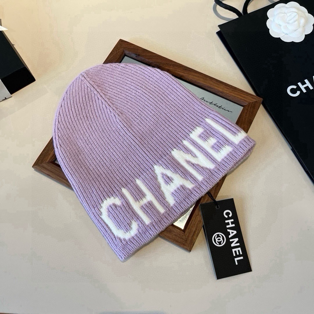 💕Chanel香奈儿针织毛线帽