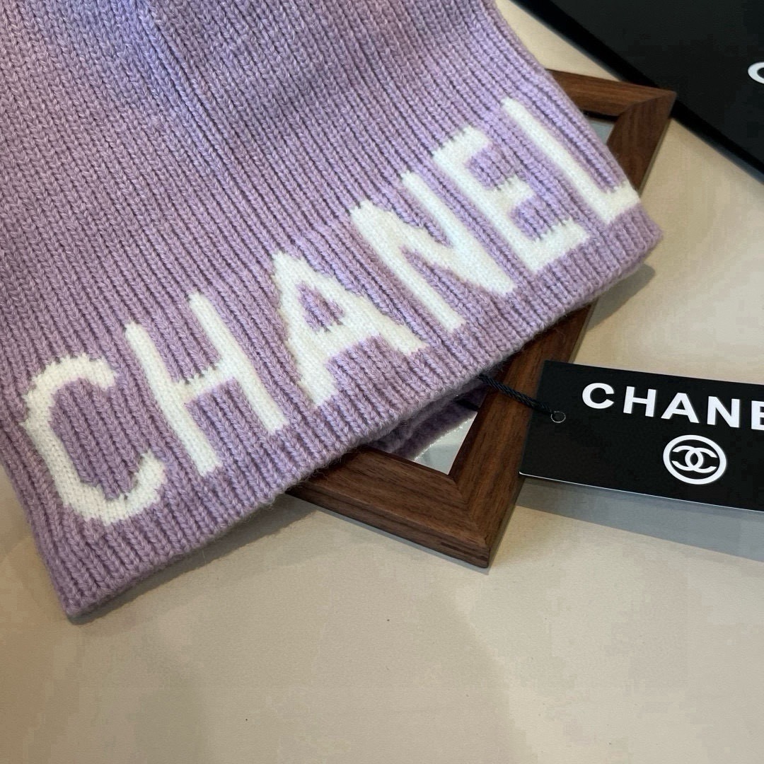 💕Chanel香奈儿针织毛线帽