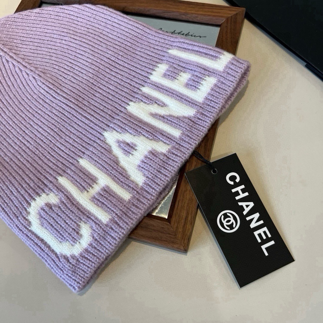 💕Chanel香奈儿针织毛线帽