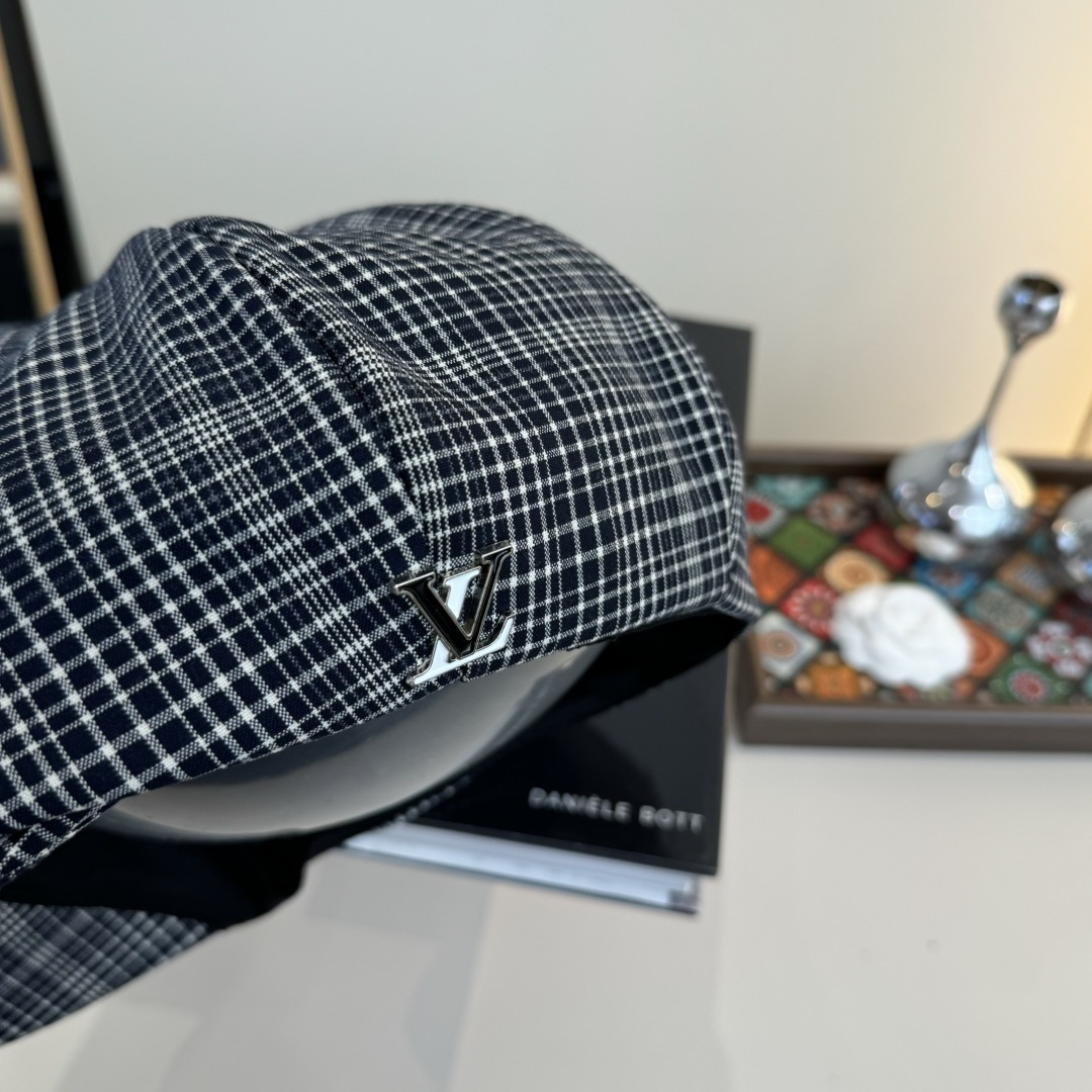 💕Lv路易斯新款鸭舌画家帽，男女通用，