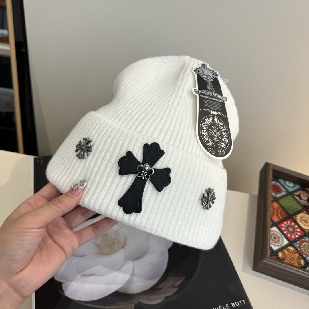 💕克罗心新款针织毛线帽