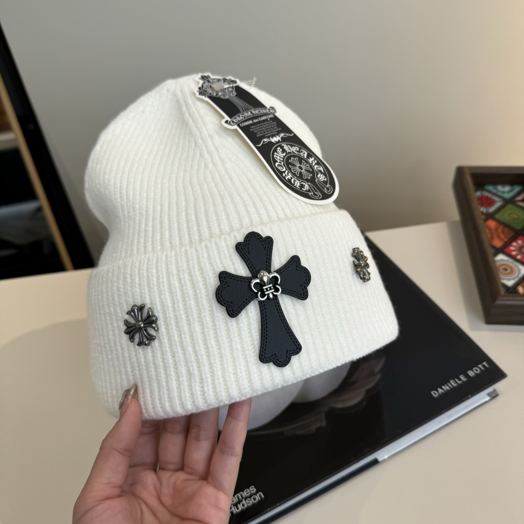 💕克罗心新款针织毛线帽