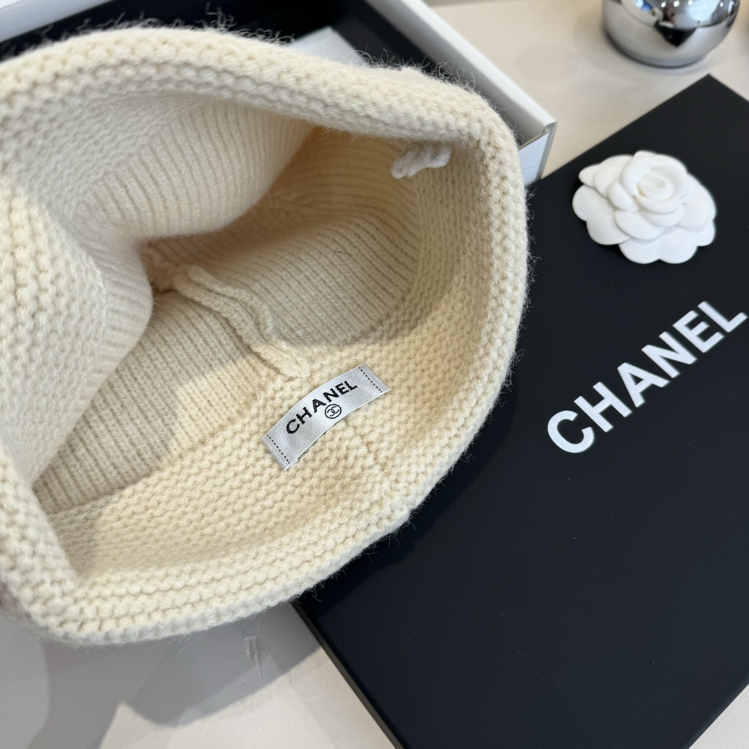 💕Chanel香奈儿针织毛线帽