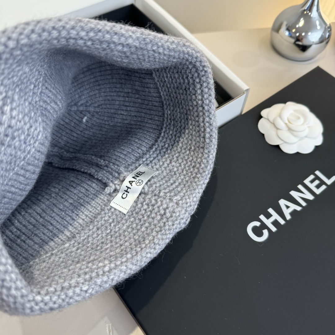 💕Chanel香奈儿针织毛线帽