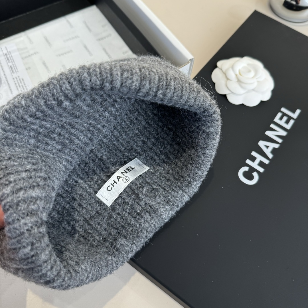 💕Chanel香奈儿针织毛线帽